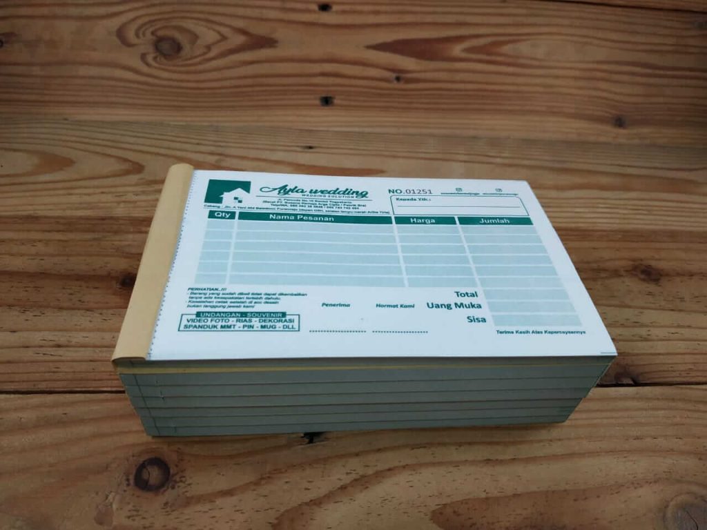 Cetak Nota Terdekat Gunungkidul