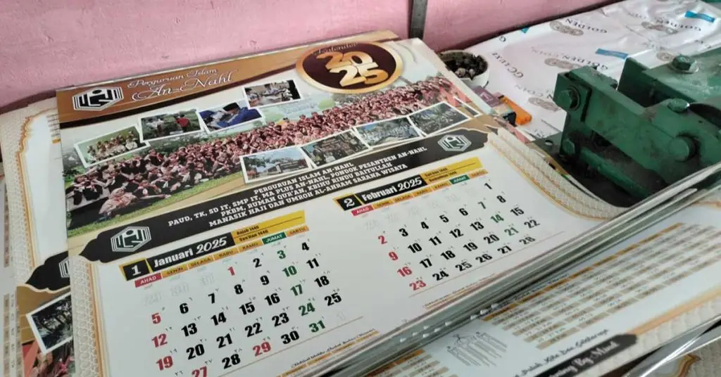Harga Cetak Kalender